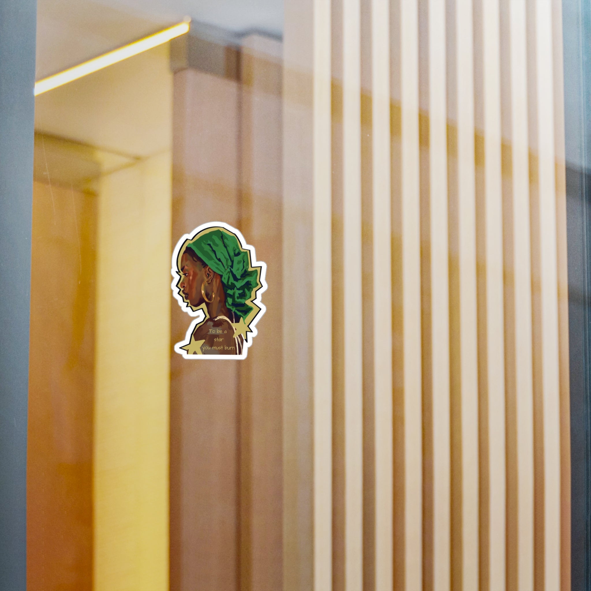 Kiss-Cut Vinyl Decals -To be a star you must burn